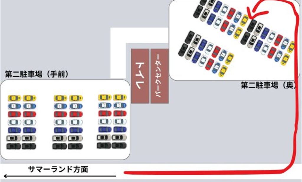 サマーランド第二駐車場の口コミ